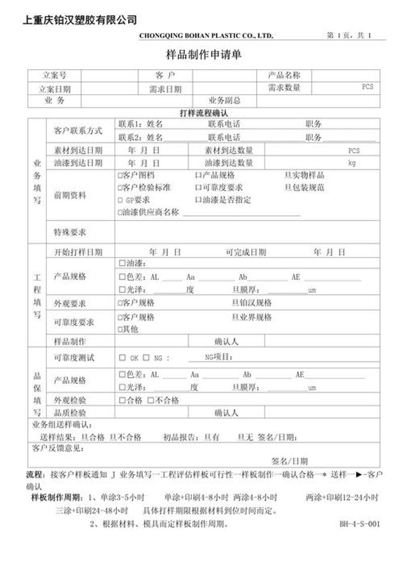 样品申请